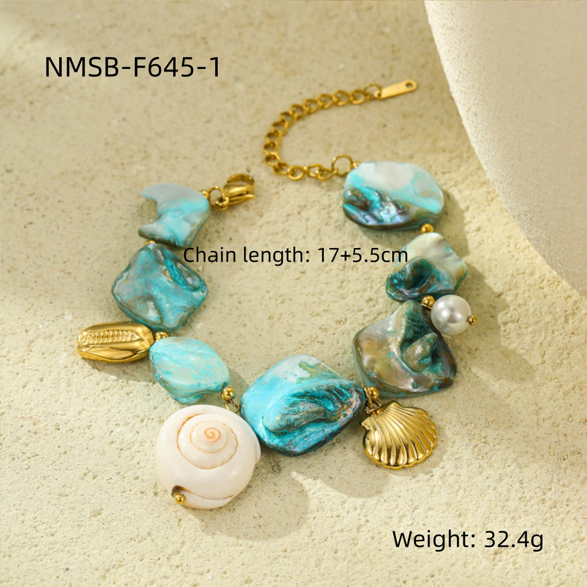 Wholesale Stainless steel Ocean Series Beach Necklace Bracelet Earrings  Jewelry