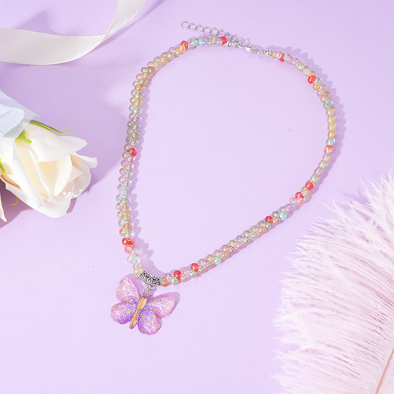 Wholesale Butterfly Necklace Collar Pendant Necklaces