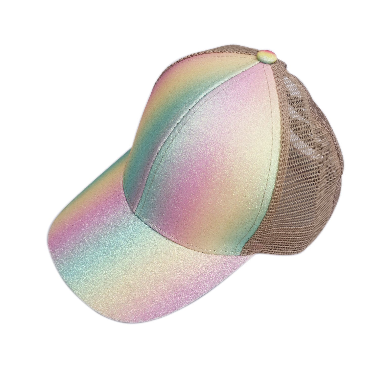 Wholesale Glitter Sequin Gradient Ponytail Baseball Cap Hat ACC-HT-GuanEr001