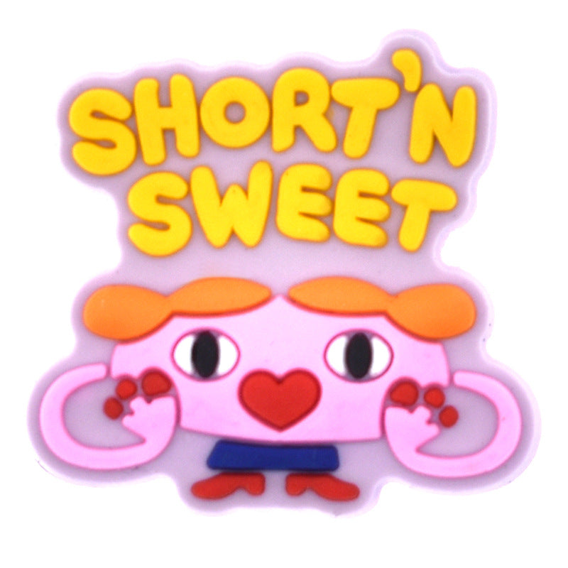 Wholesale Random 100pcs Monster Series PVC Soft Rubber Shoe Buckle Decoration ACC-SC-RYY073