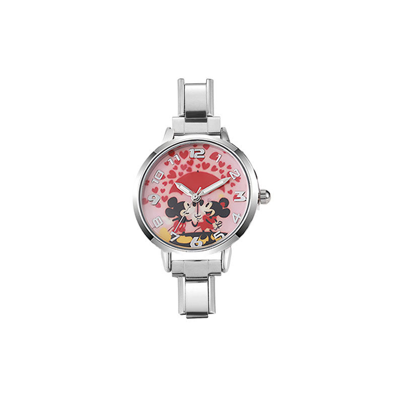 Wholesale Steel Cartoon Quartz Watch for Children,  Fashion Everyday Gift