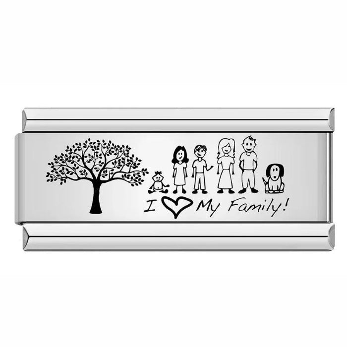 Wholesale Italian Charm Bracelet 9mm DIY Splicing Removable Long Stainless Steel Composable Bracelet