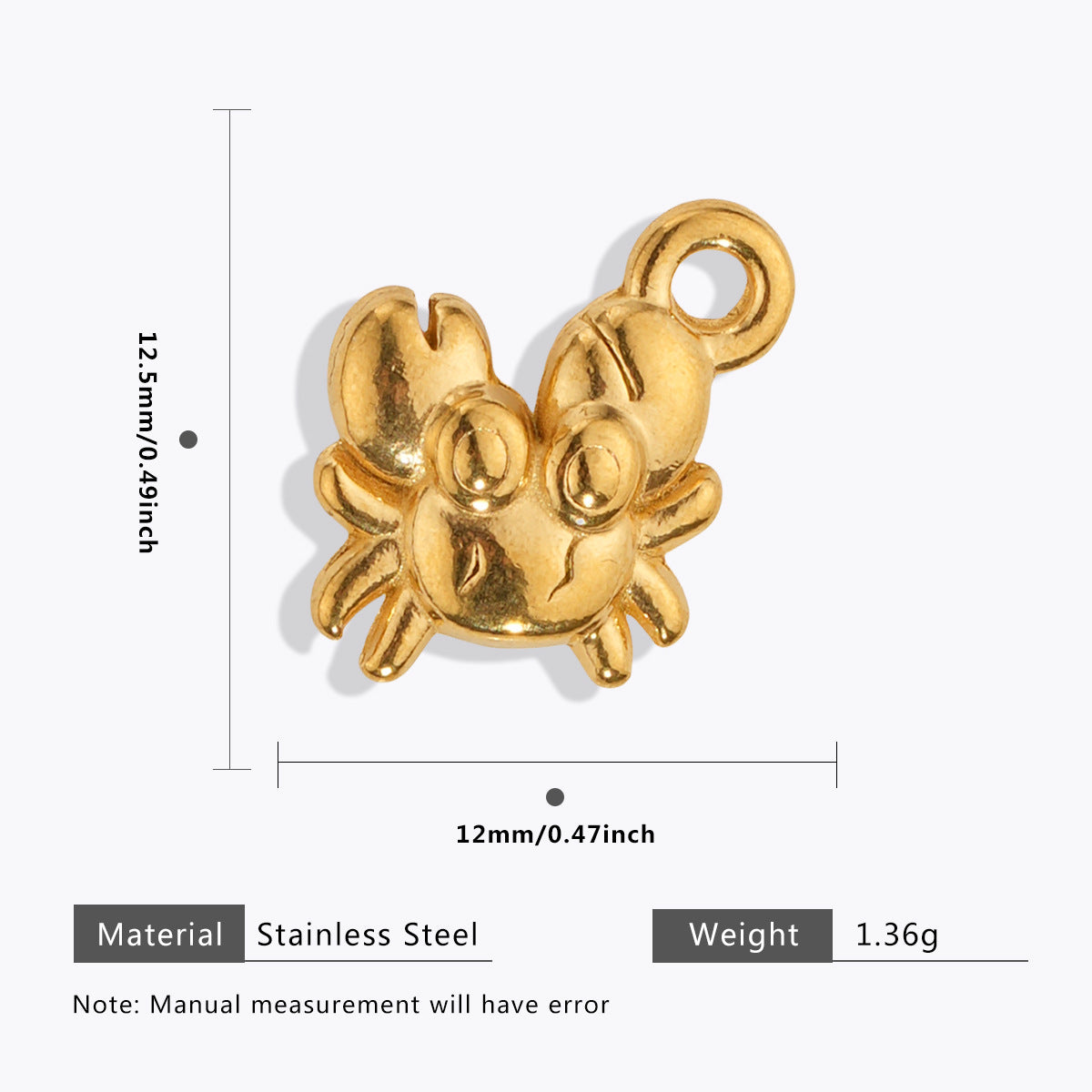 Wholesale 5pcs Stainless steel marine jewelry  starfish shell pendant
