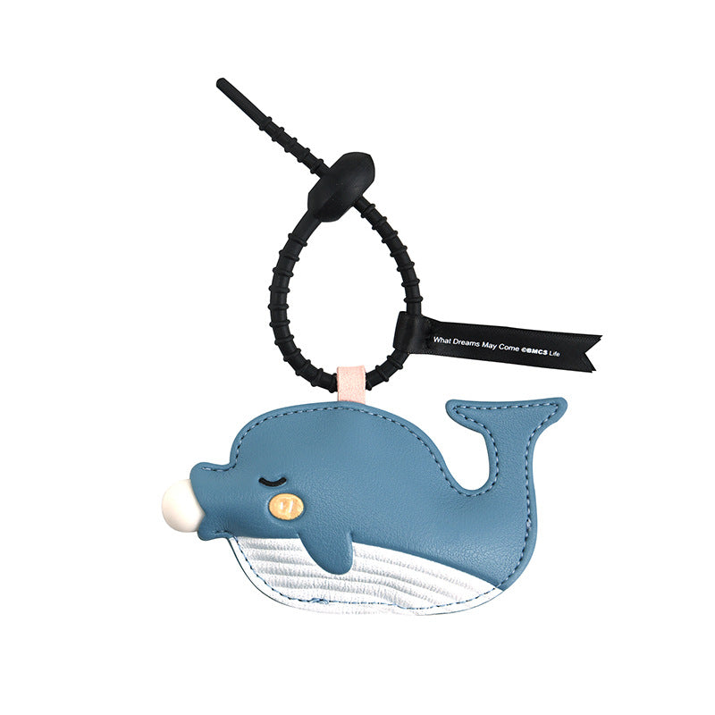 Wholesale Trendy Panda Bubble Blowing Keychain Pendant PU Cartoon Design Decorative Bag Charm Gift For Teens