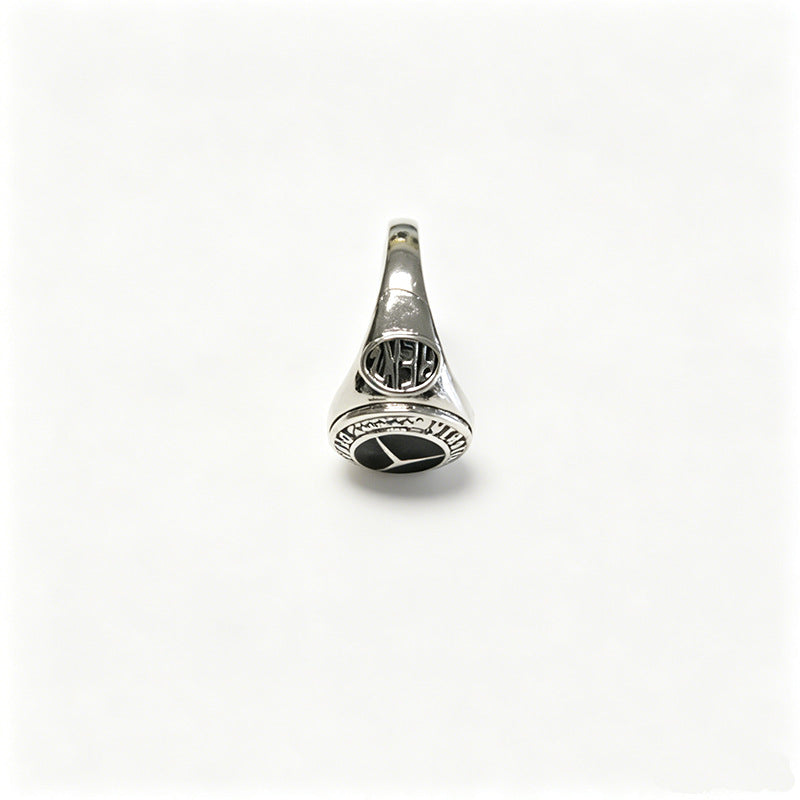 Wholesale Alloy Vintage Punk Hip Hop Ring,  Geometric Design,  Antique Silver Finish,  Fashion Jewelry Accessory for Resale