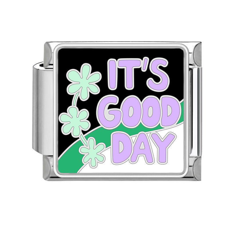 Wholesale 9mm Italian Charm Starter Bracelets DIY Lettere' mo' y Stainless Steel Composable Bracelet