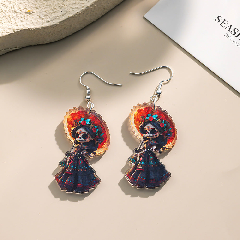 Wholesale Gothic Punk Acrylic  Earrings