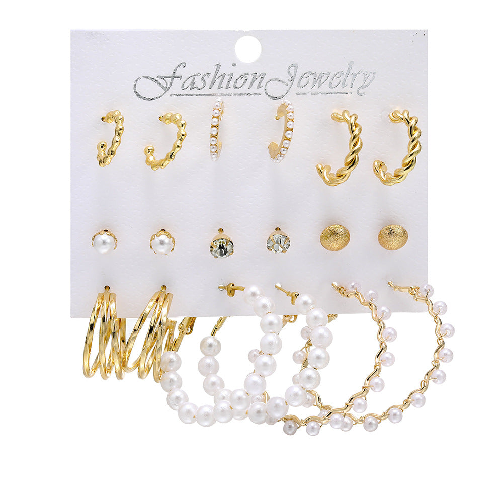 Wholesale  retro love butterfly earrings suit