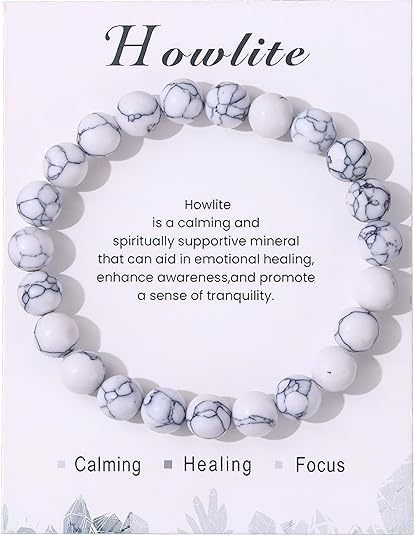 Wholesale  8mm natural stone bracelet elastic beaded   bracelet