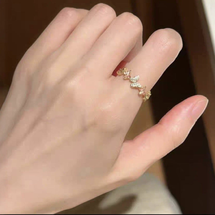 Wholesale Sweet Dripping Oil Alloy Ring - Chic Jewelry Accessory for Everyday Wear