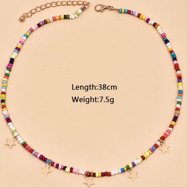 Wholesale  Bohemian Rice Bead Necklace