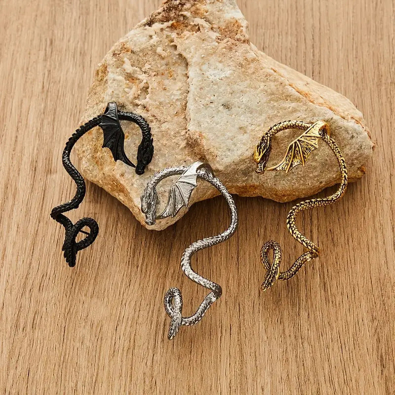Wholesale  Retro Wrap Dragon Earrings