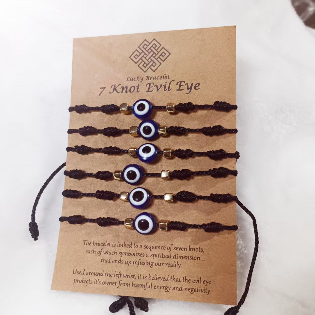 Wholesale Rainbow Handwoven Cord Bracelet Adjustable Sliding Knot Ethnic Style Jewelry Accessory