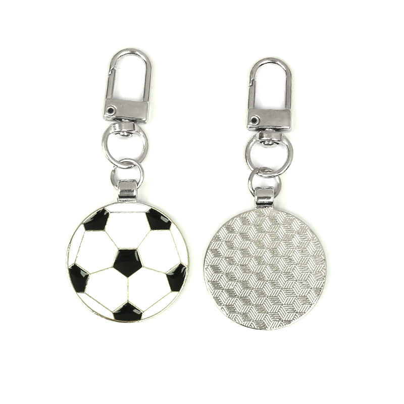 Wholesale Sports Metal Small Football Keychains ACC-KC-HongAo011