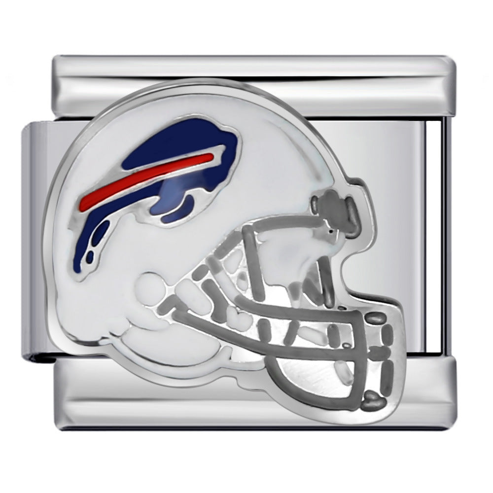 Wholesale Italian Charm Bracelet 9mm DIY Splicing Removable Helmet Series Stainless Steel Composable Bracelet