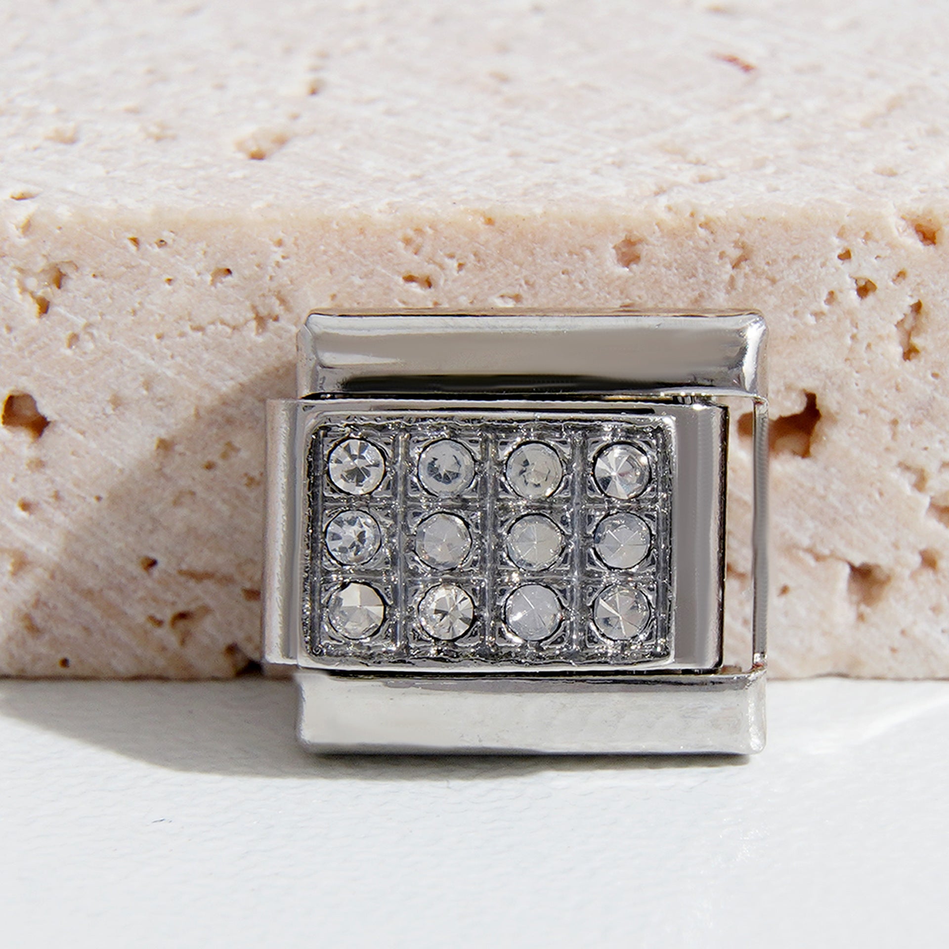 Wholesale  Italian Charm Bracelet 9mm DIY Splicing Points Stainless Steel Composable Bracelet