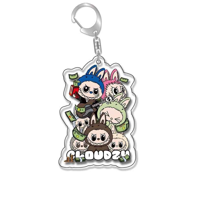 Wholesale  Little Sheep Keychain Cute Cartoon Acrylic Keychains ACCVIP