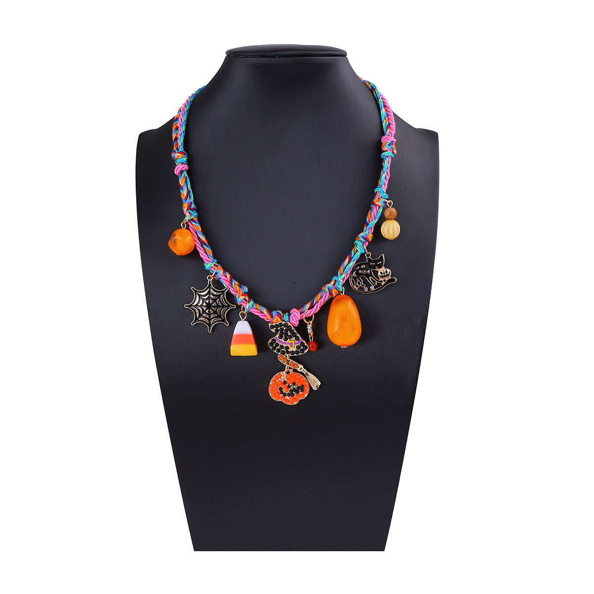 Wholesale  Braided Alloy Pumpkin  Necklace