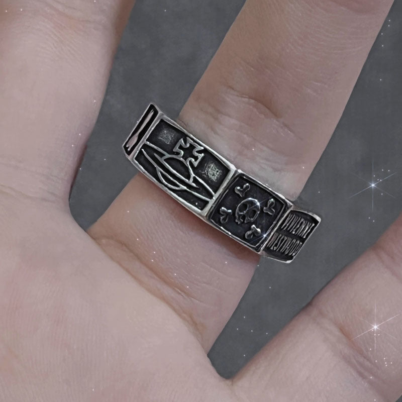 Wholesale Personalized Open Ring Cross Asymmetrical Starburst Ring