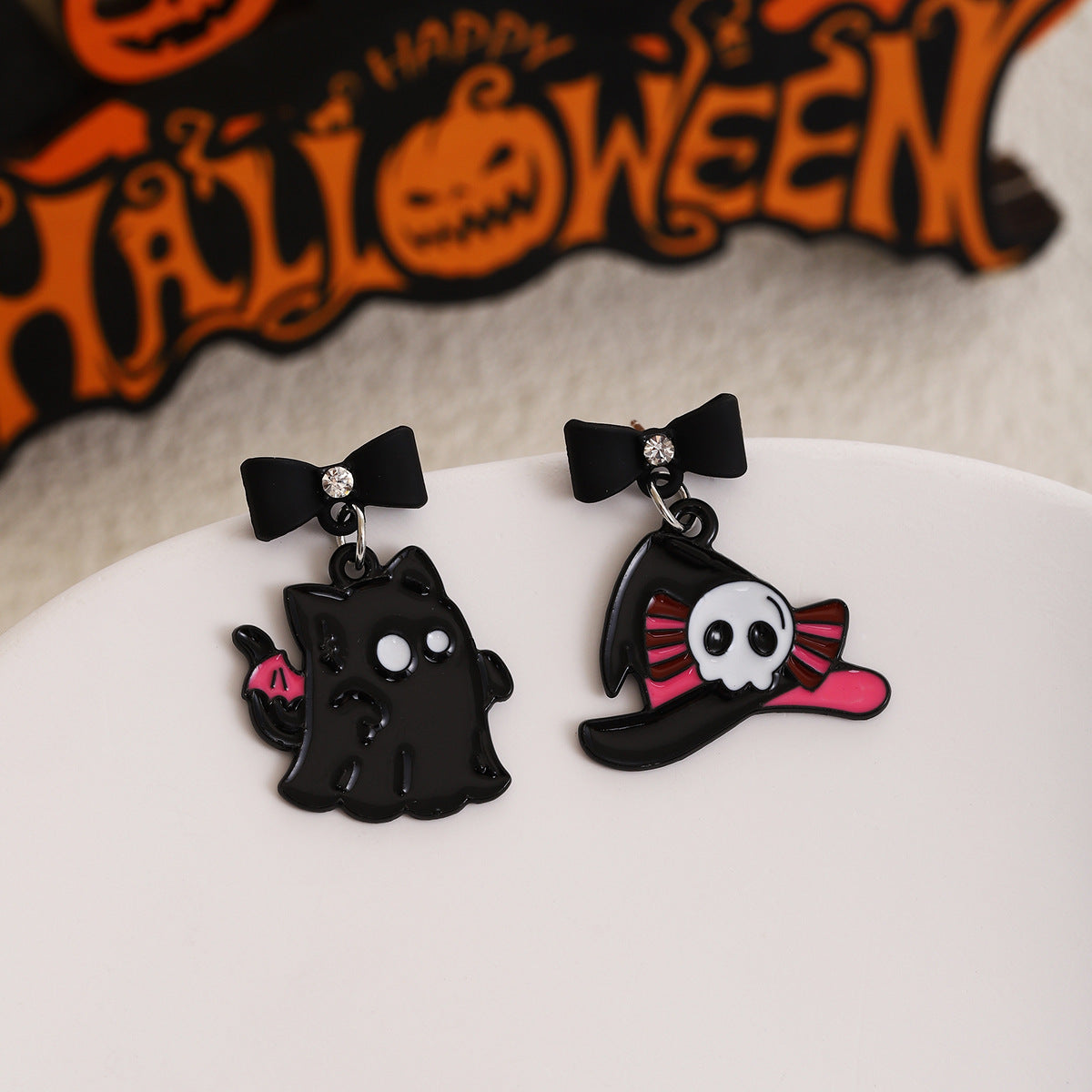 Wholesale Halloween ghost earrings