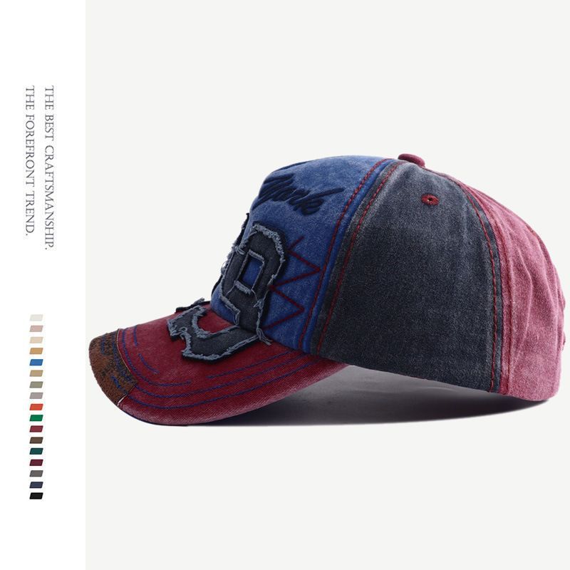 Wholesale  fashion retro soft top big head baseball cap