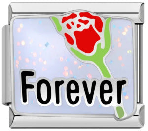 Wholesale Italian Charm Bracelet  flower pattern strap Stainless Steel Composable Bracelet