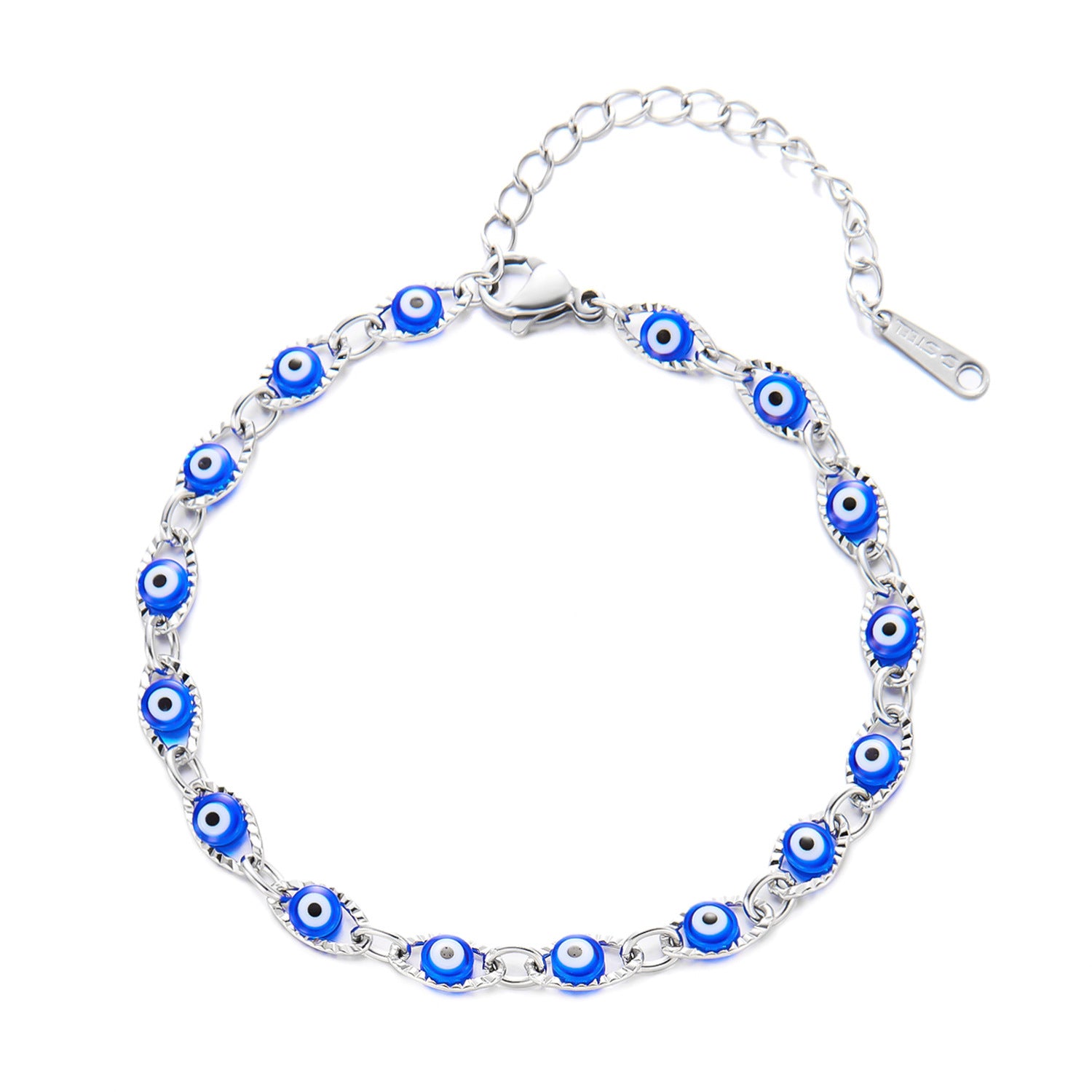 Wholesale  Stainless Steel Devil's Eye Fashion Bracelet Necklace