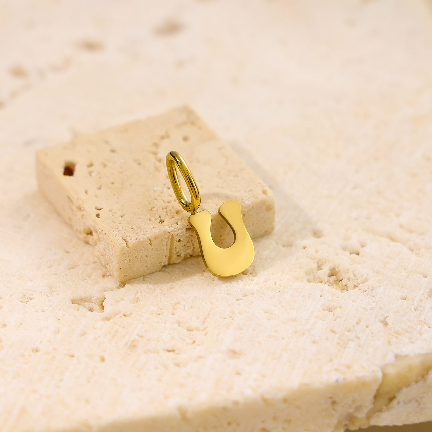 Wholesale Stainless steel 26 English small letter pendant