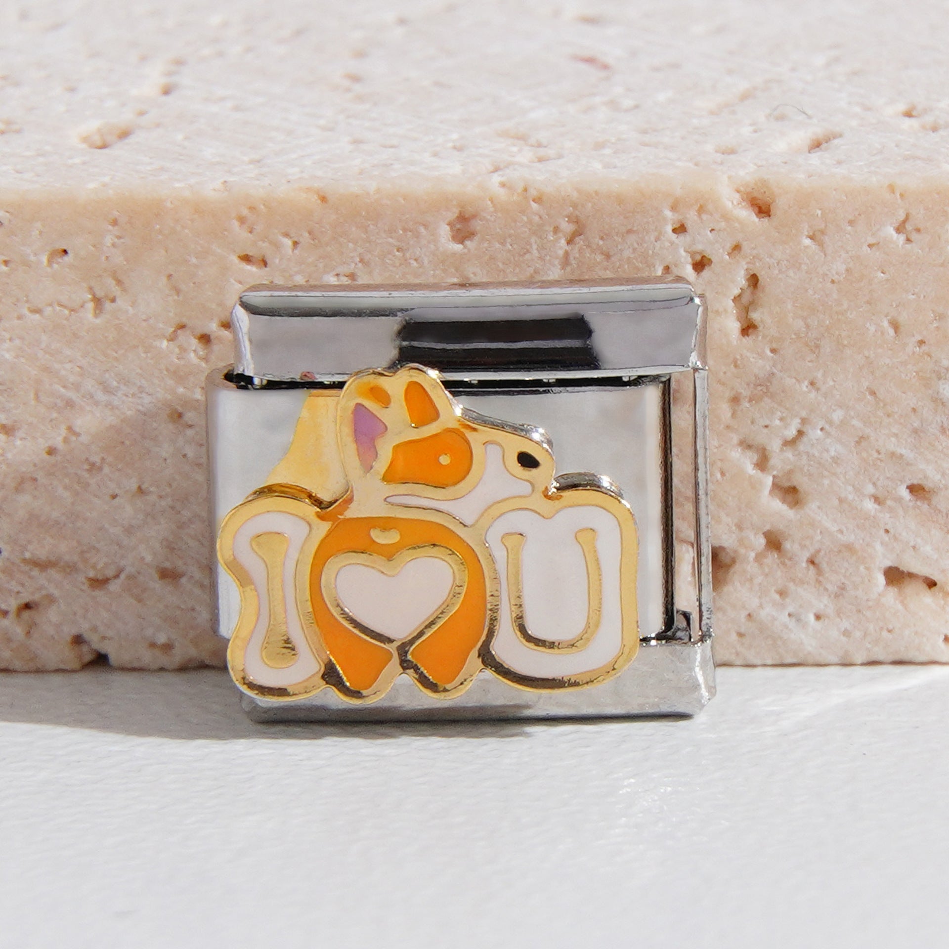 Wholesale Italian Charm Bracelet 9mm DIY Splicing Cute Creative Stainless Steel Composable Bracelet