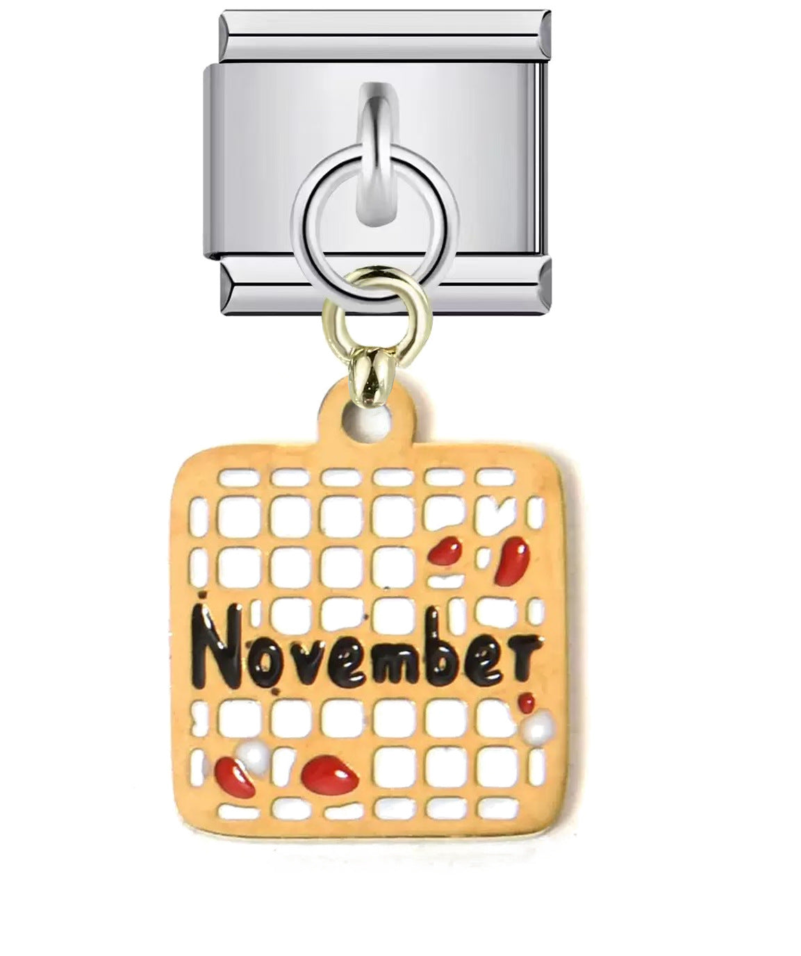 Wholesale Italian Charm Bracelet 9mm DIY Splicing Creative Pattern Pendant Titanium Steel Composable Bracelet