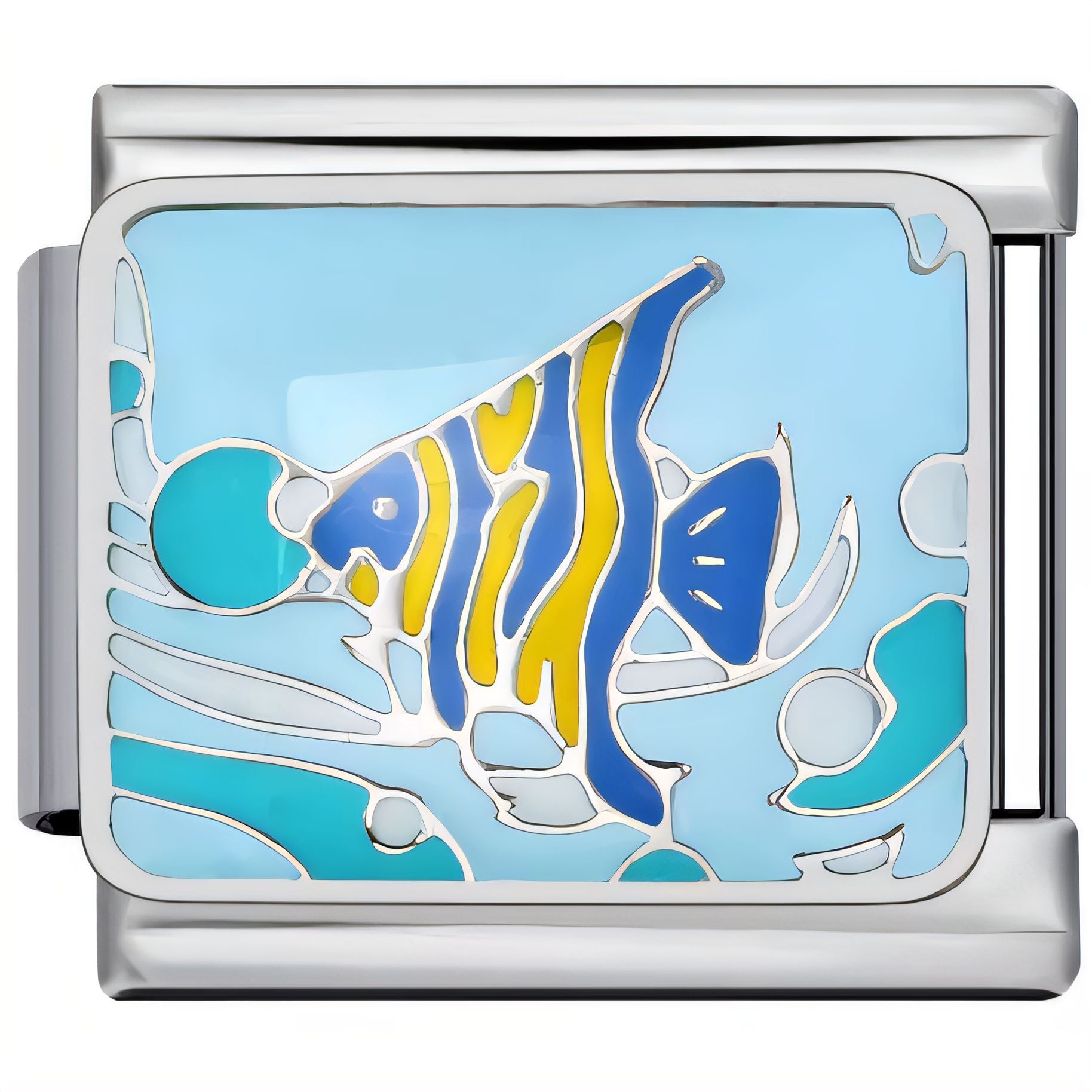 Wholesale Ocean Italian Charms
9mm Italian Charm Starter Bracelets DIY square Single Section Creative Stainless Steel Composable Bracelet