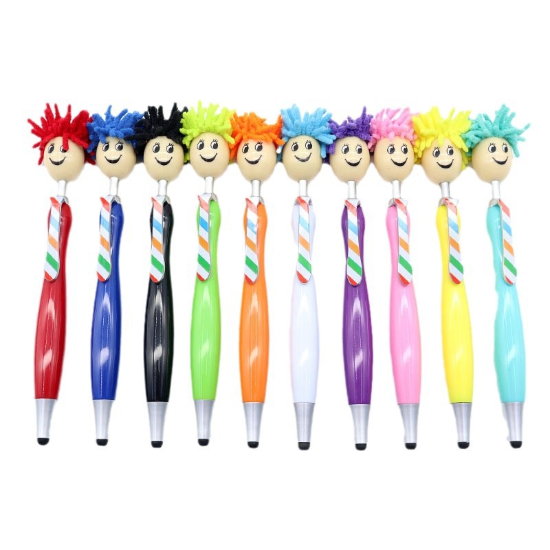 Wholesale  Retro Children's Fun Fried Mr. Mao Touch Screen Ballpoint Pen
