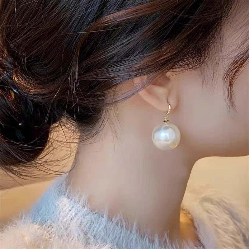 Wholesale Large Pearl Sterling Silver Earrings