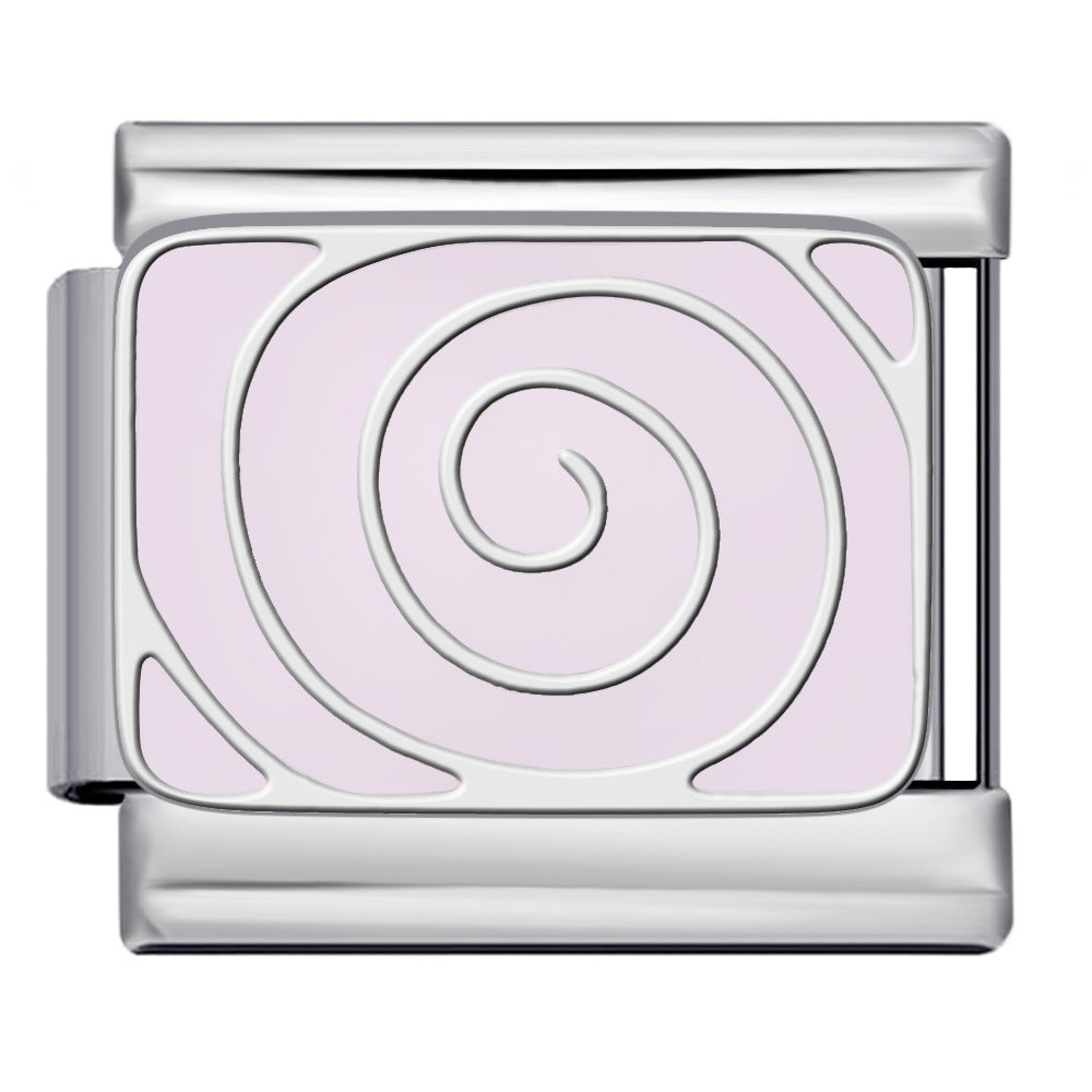 Wholesale Italian Charm Bracelet 9mm DIY  oil dripping Creative Stainless Steel Composable Bracelet