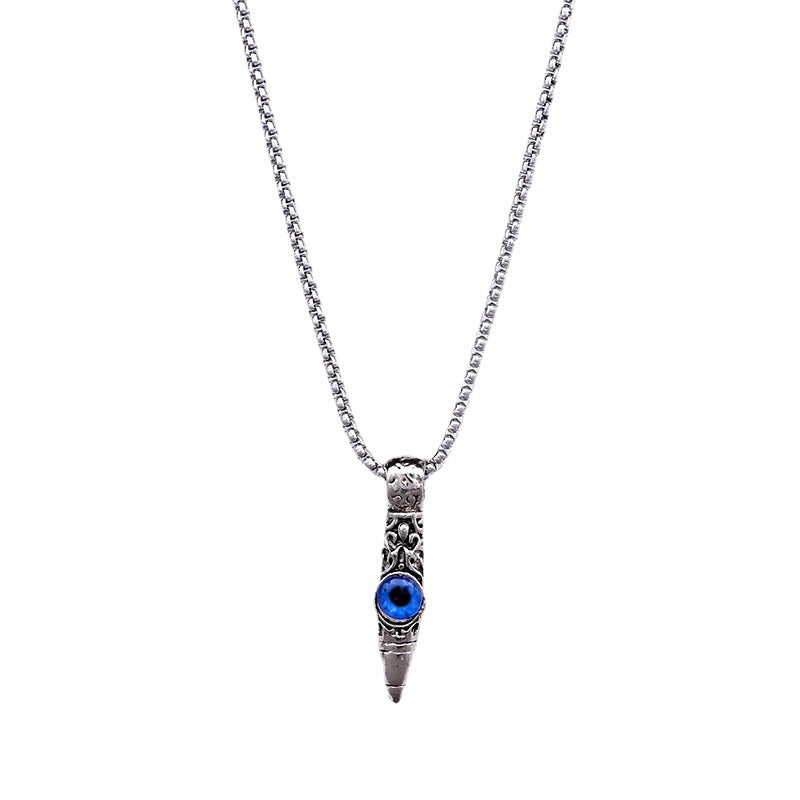 Wholesale Stainless steel Devil's Eye Pendant Necklace