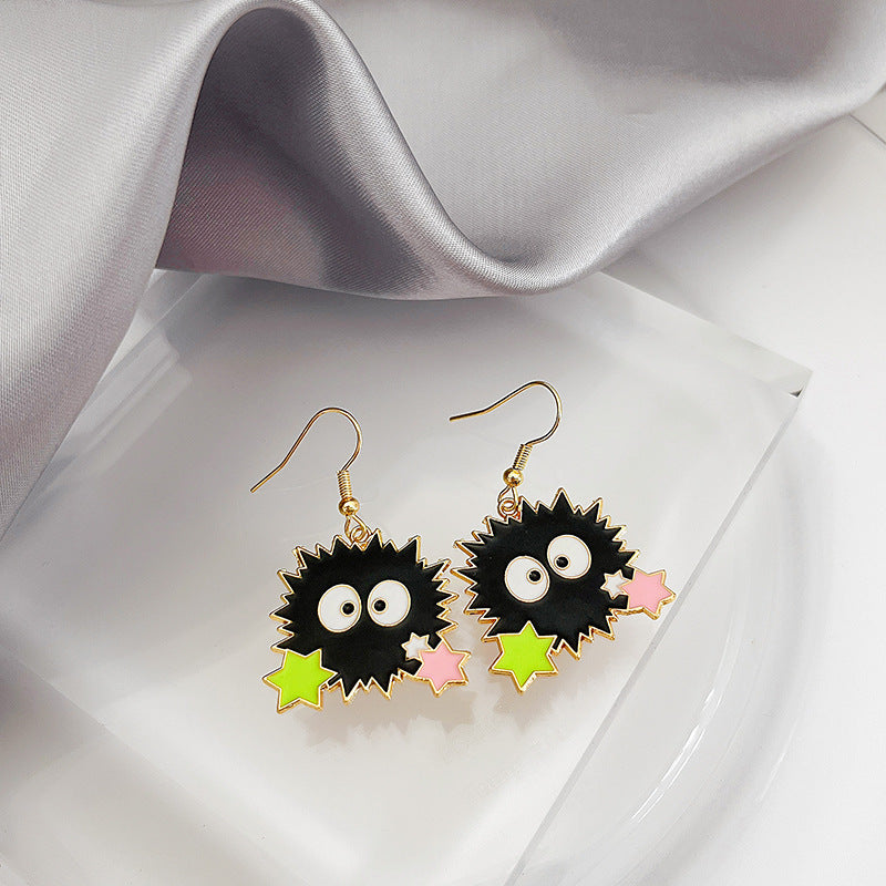 Wholesale Cartoon Cute Oil Drop Alloy Halloween Earrings ACC-ES-MDD039