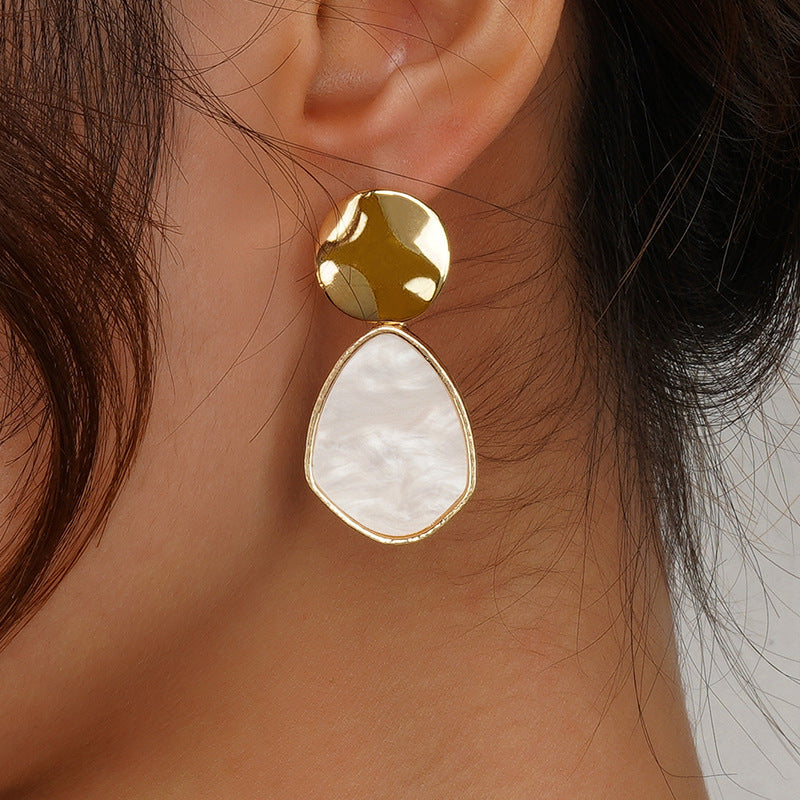 Wholesale Geometric Heart Acrylic Earrings - Stylish Fashion Accessory for Everyday Wear or Gift