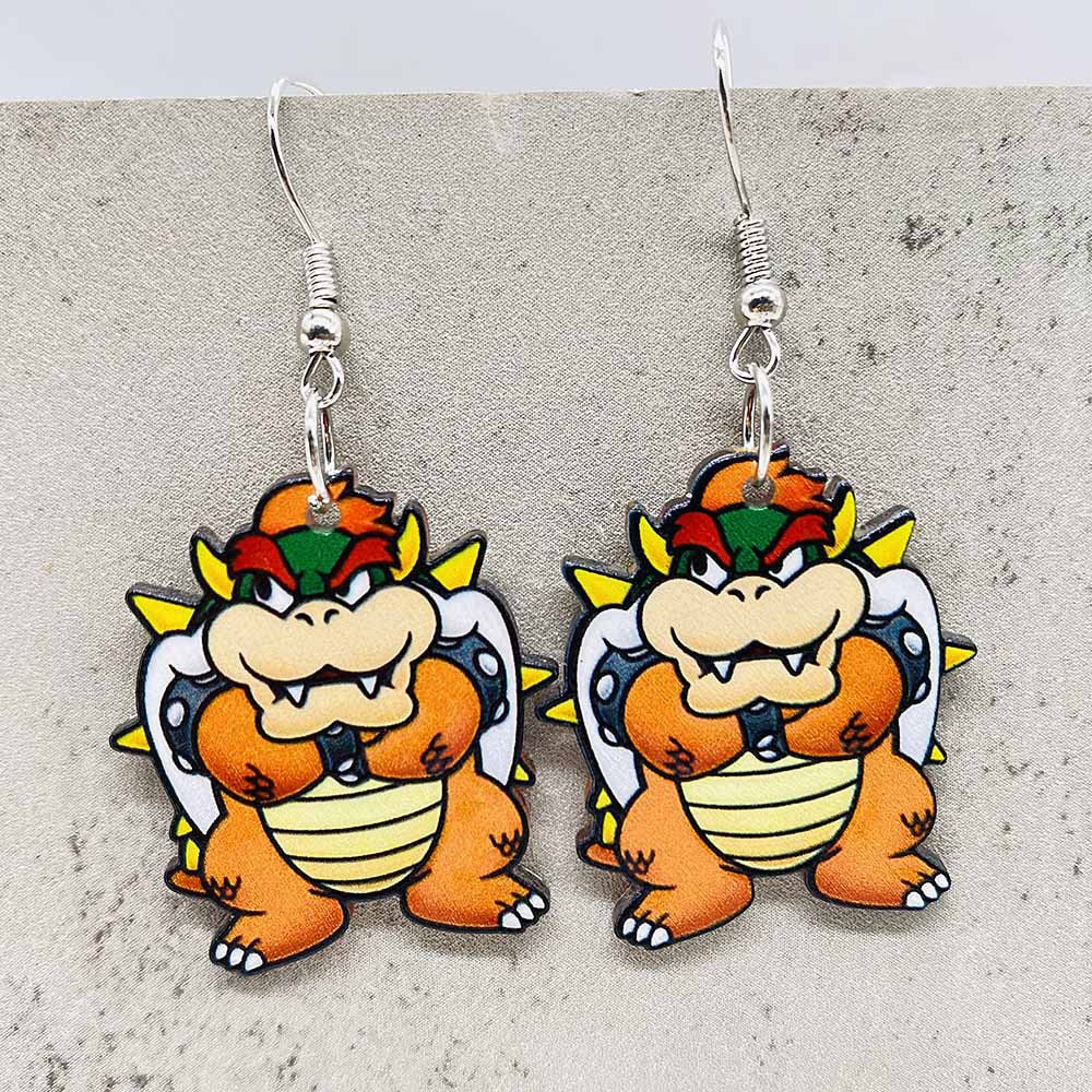 Wholesale Cartoon Animal Cute Cat Acrylic Earrings