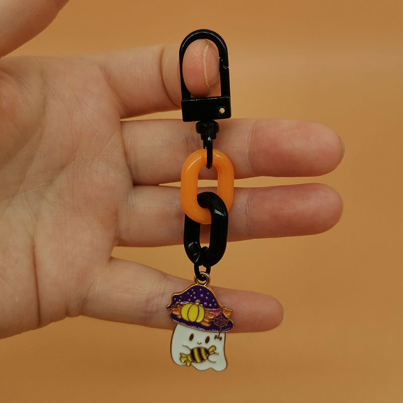 Wholesale Halloween Skull Bat Ghost Keychains ACC-KC-Haol002