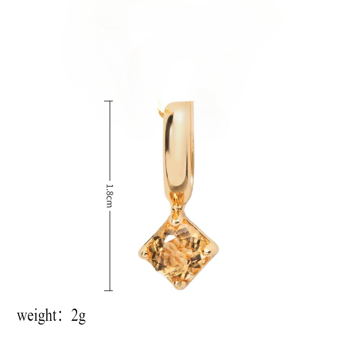 Wholesale Stainless Steel Free Assembly DIY Accessories Twelve Birthstones Pendant