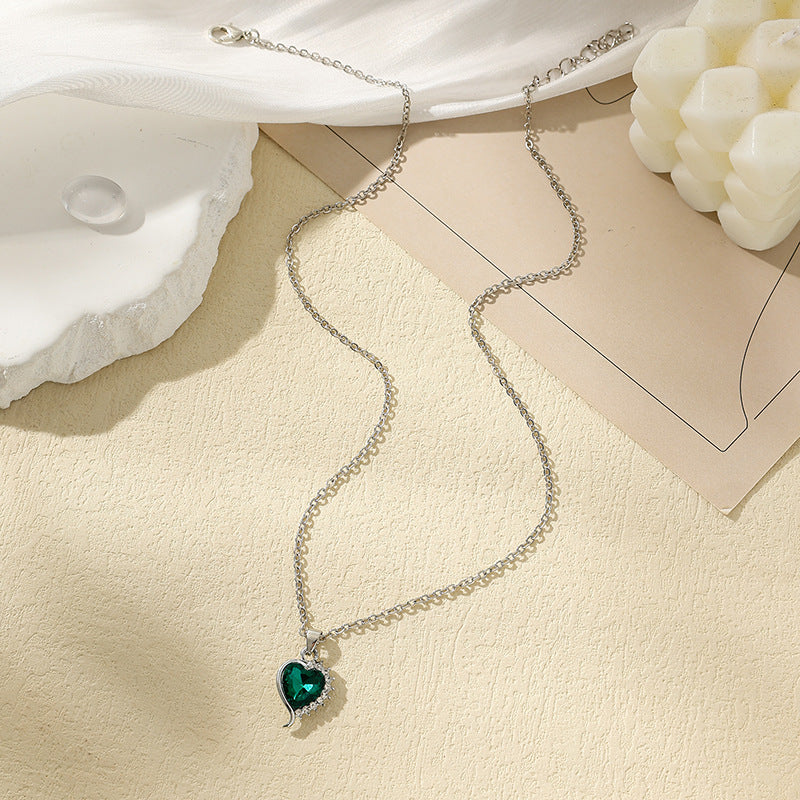 Wholesale Butterfly Flash Diamond Necklace Clavicle Chain