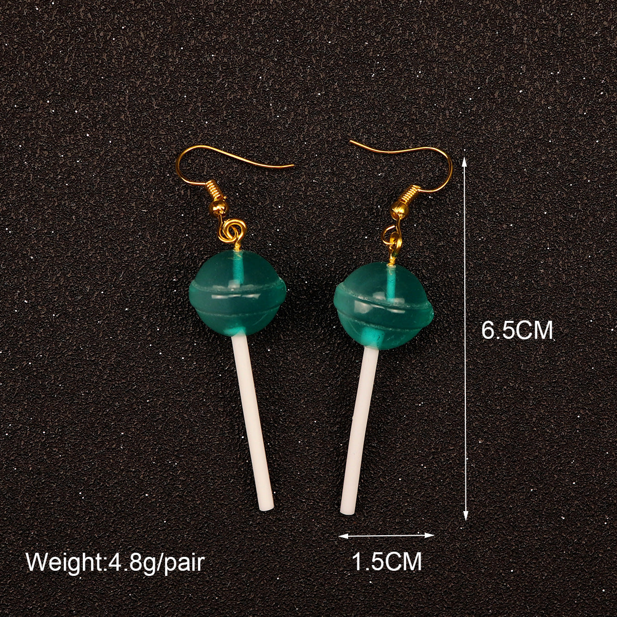 Wholesale  Cute Personality Gradient Lollipop Earrings
