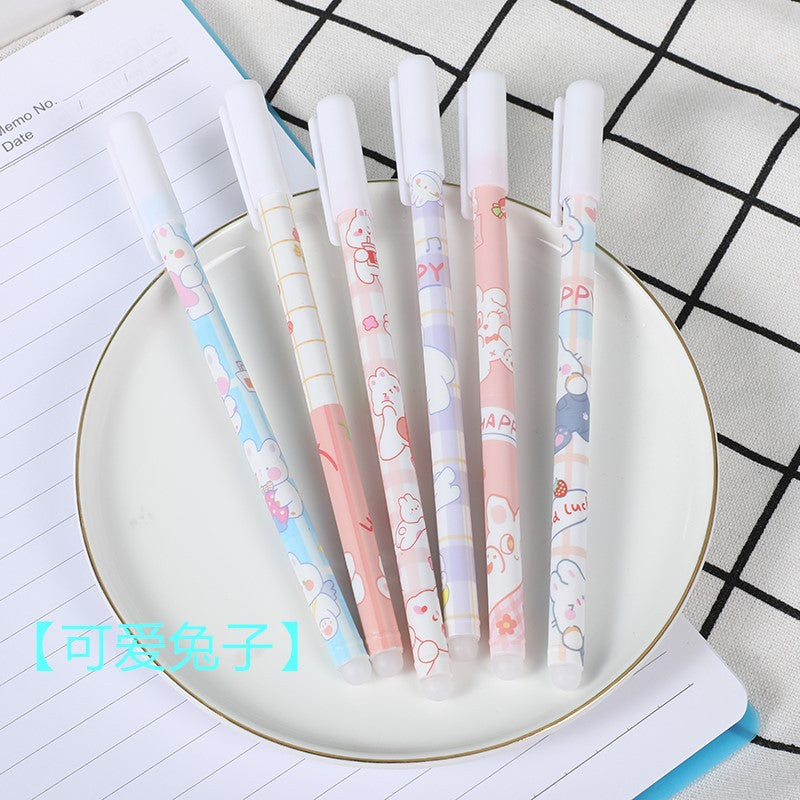 Wholesale Student Erasable Pen 0.5mm Tip Crystal Blue Ballpoint Pen