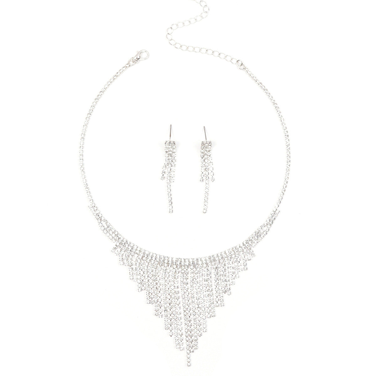 Wholesale  claw chain necklace exaggerated earrings suit