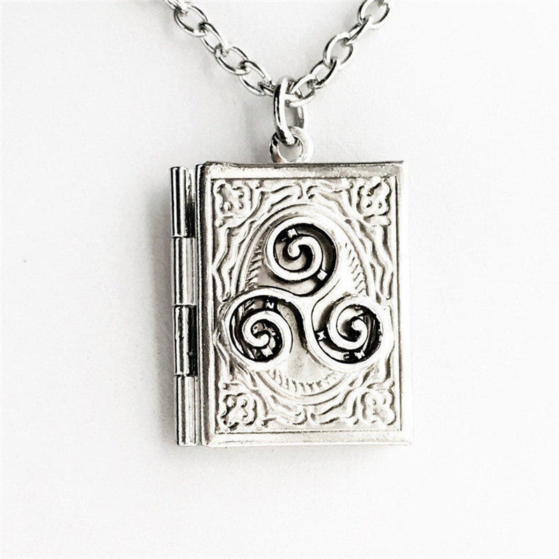 Wholesale Book Lock Alloy Necklaces ACC-NE-Juna002