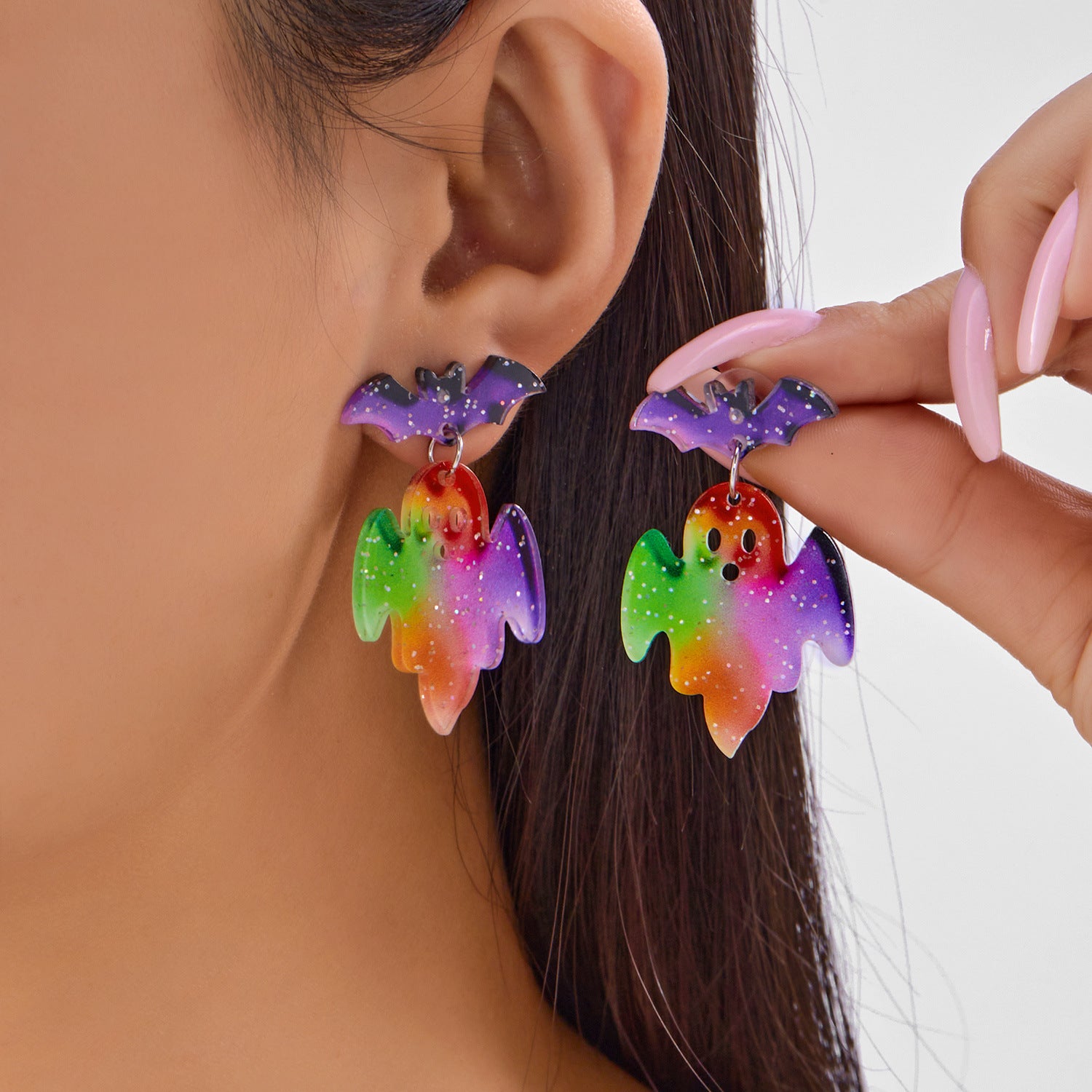 Wholesale Gothic  Ghost Pumpkin Earrings