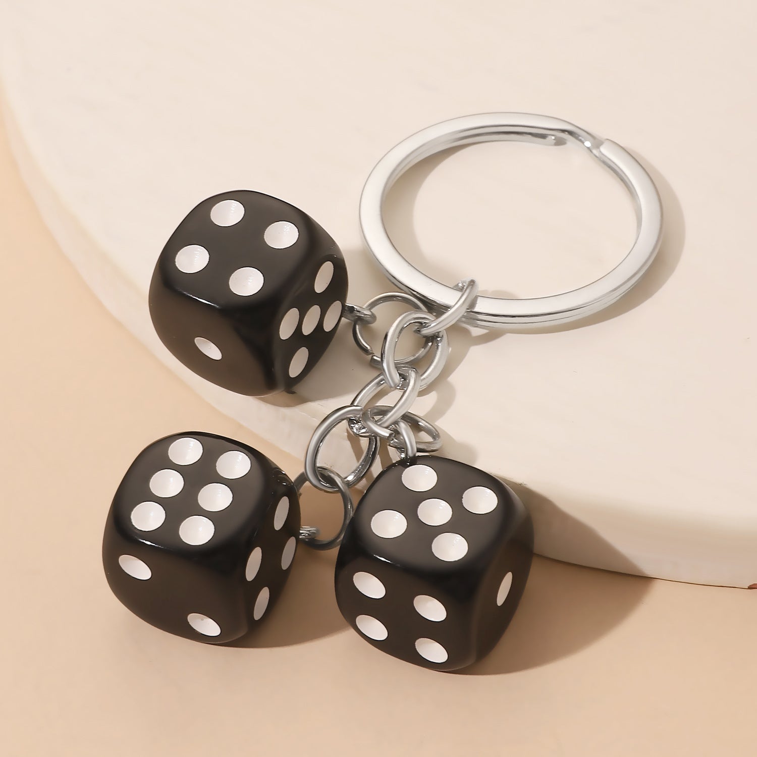 Wholesale Creative Dice Resin Keychain ACC-KC-MY002