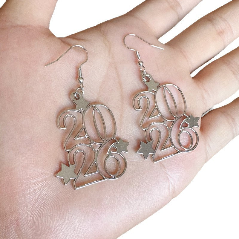 Wholesale Fashion Star Alloy Earrings