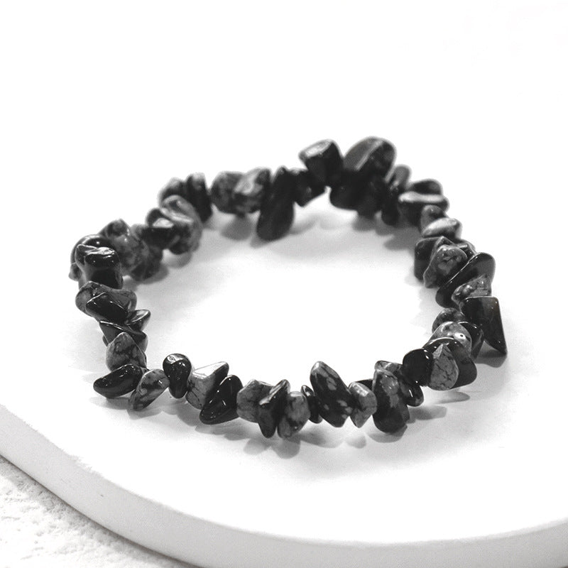 Wholesale Colorful Natural Stone Hand-strung Bracelet