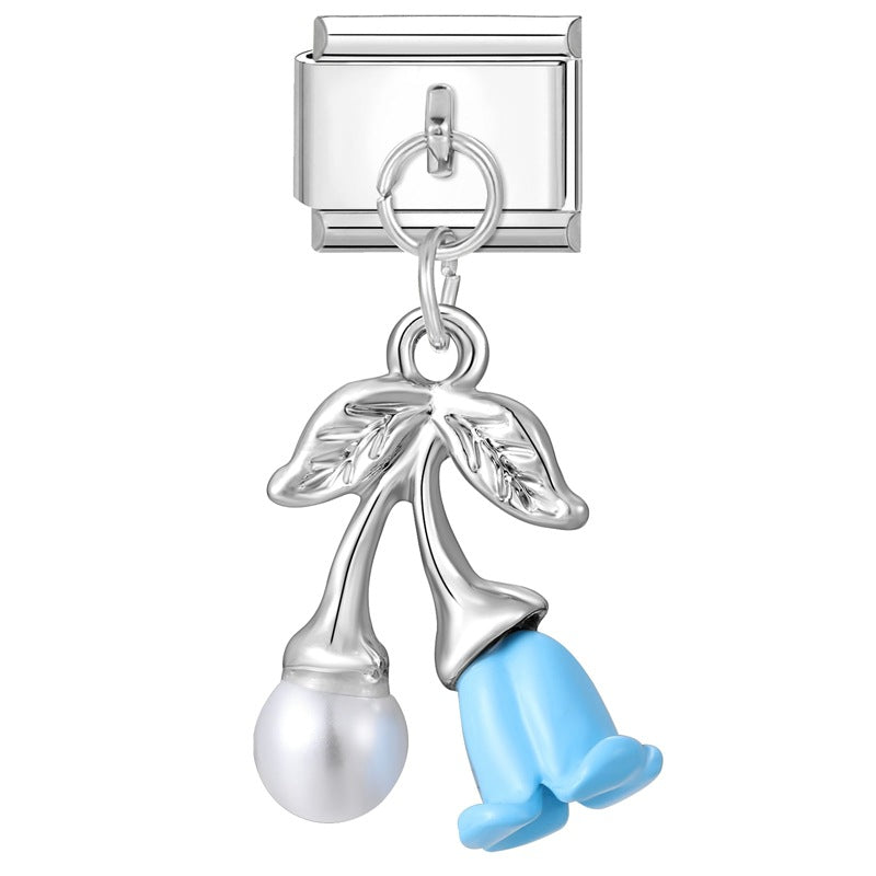 Wholesale Italian Charm Bracelet 9mm DIY Splicing Creative Pendant Stainless Steel Composable Bracelet